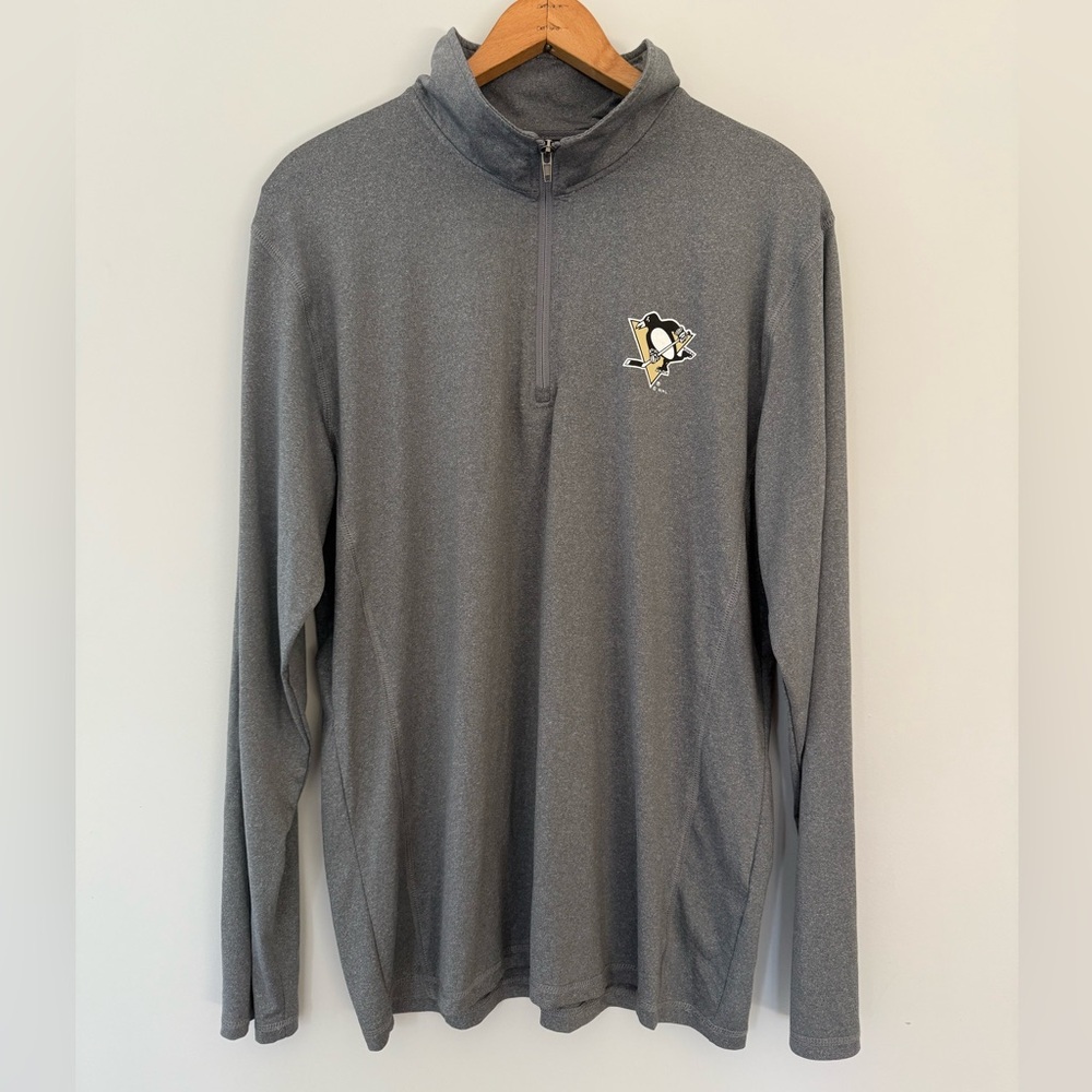 NHL Gray Quarter-Zip Pullover